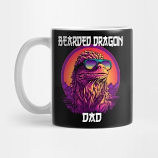 Bearded Dragon Daddy Synthwave Mug